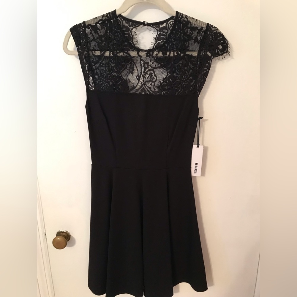 Black lace detail BB Dakota dress